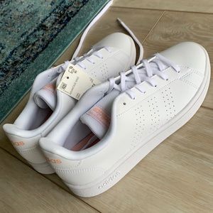BRAND NEW NEVER WORN Adidas white tennis shoes
